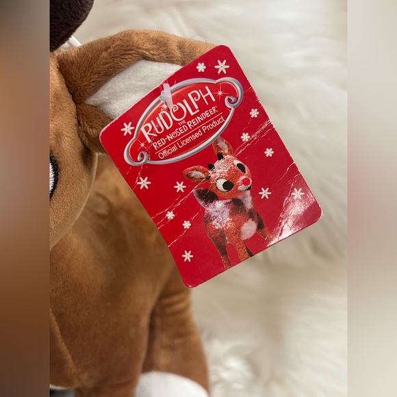 Rudolph the Rednosed Reindeer Clarice Plush Toy with Music and Lights - Picture 5 of 5